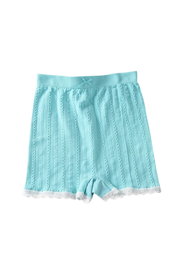 Women's Seamless Panties Cotton Gusset Lace Trim Anti-Slip No Show Mid Waist Multi-Color Solid Comfortable Underwear