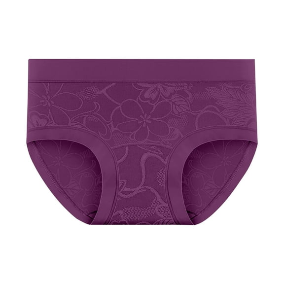 Ruimatai Women's Seamless Underwear Tummy Control Butt Lifting Comfortable Breathable Soft Solid Color Panties