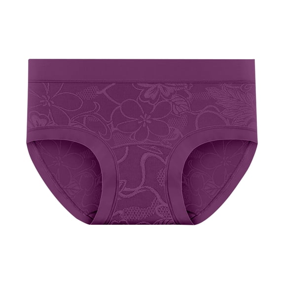 Ruimatai Women's Seamless Underwear Tummy Control Butt Lifting Comfortable Breathable Soft Solid Color Panties