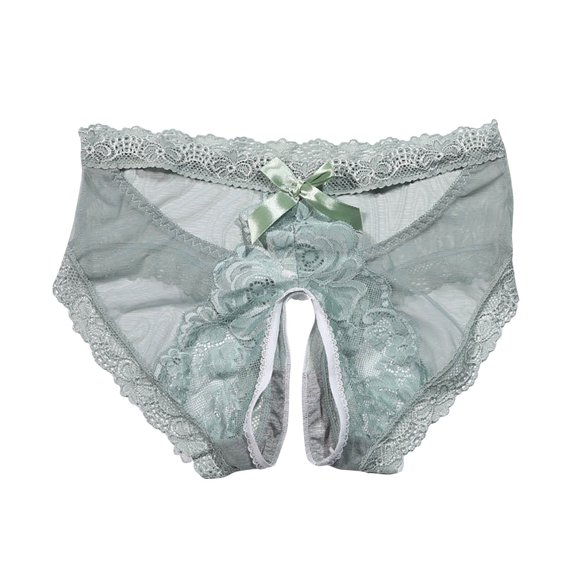Ruimatai Women's Sexy Lace Thong Panties Lightweight Seamless Comfortable Breathable Underwear for Daily Wear & Couples