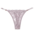 thumbnail image 1 of Ruimatai Women's Sexy Lace Thong Underwear Low Rise Comfortable Breathable Soft Embroidered Flowers Daily Wear Seductive Panties, 1 of 2
