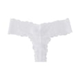 thumbnail image 1 of Ruimatai Women's Sexy Lace Thong Underwear Low Rise Comfortable Breathable Soft Embroidered Flowers Daily Wear Seductive Panties, 1 of 2