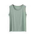 thumbnail image 1 of Ruimatai Women's Sleeveless Loose Pajama Top Soft Breathable Modal Casual Home Wear Comfortable Sleepshirt Fashion Solid Color Innerwear, 1 of 4