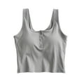 thumbnail image 1 of Ruimatai Women's Summer Sleeveless Tank Top with Built-in Bra, Sexy Cami Undershirt, Comfortable Sleepwear, Stretchy & Breathable, Solid Color, 1 of 9