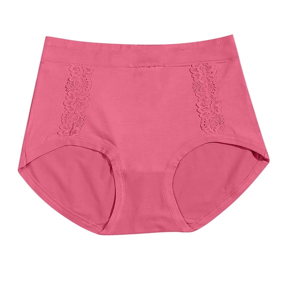 Ruimatai Women's Underwear Mid Waist Breathable Comfortable Plus Size Sexy Soft Stretchy Spandex Panties for Casual Wear Hand Wash