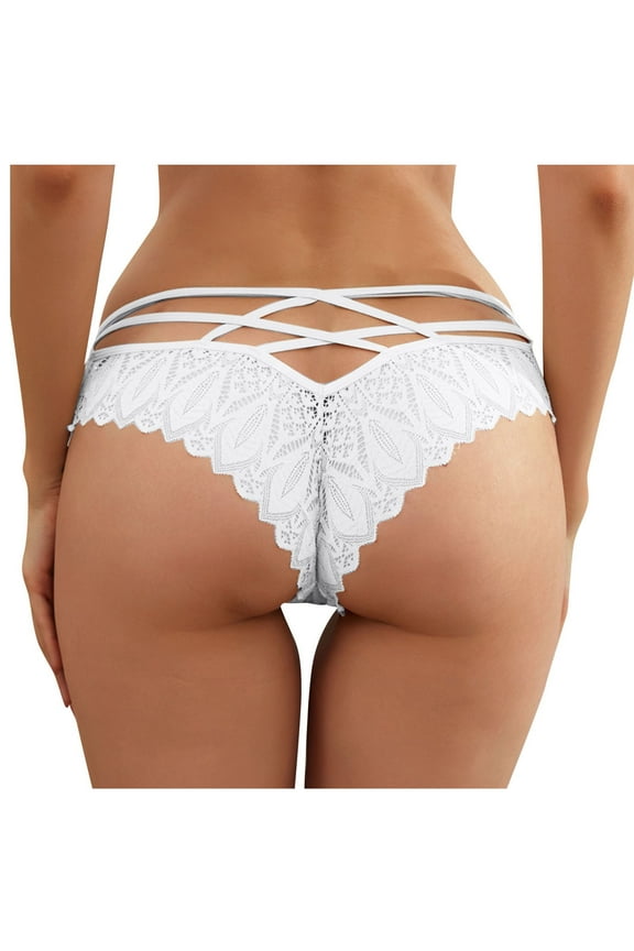 Women's Underwear Plus Size Women Lingerie G-string Lace Briefs Underwear Panties T String Thongs Knick