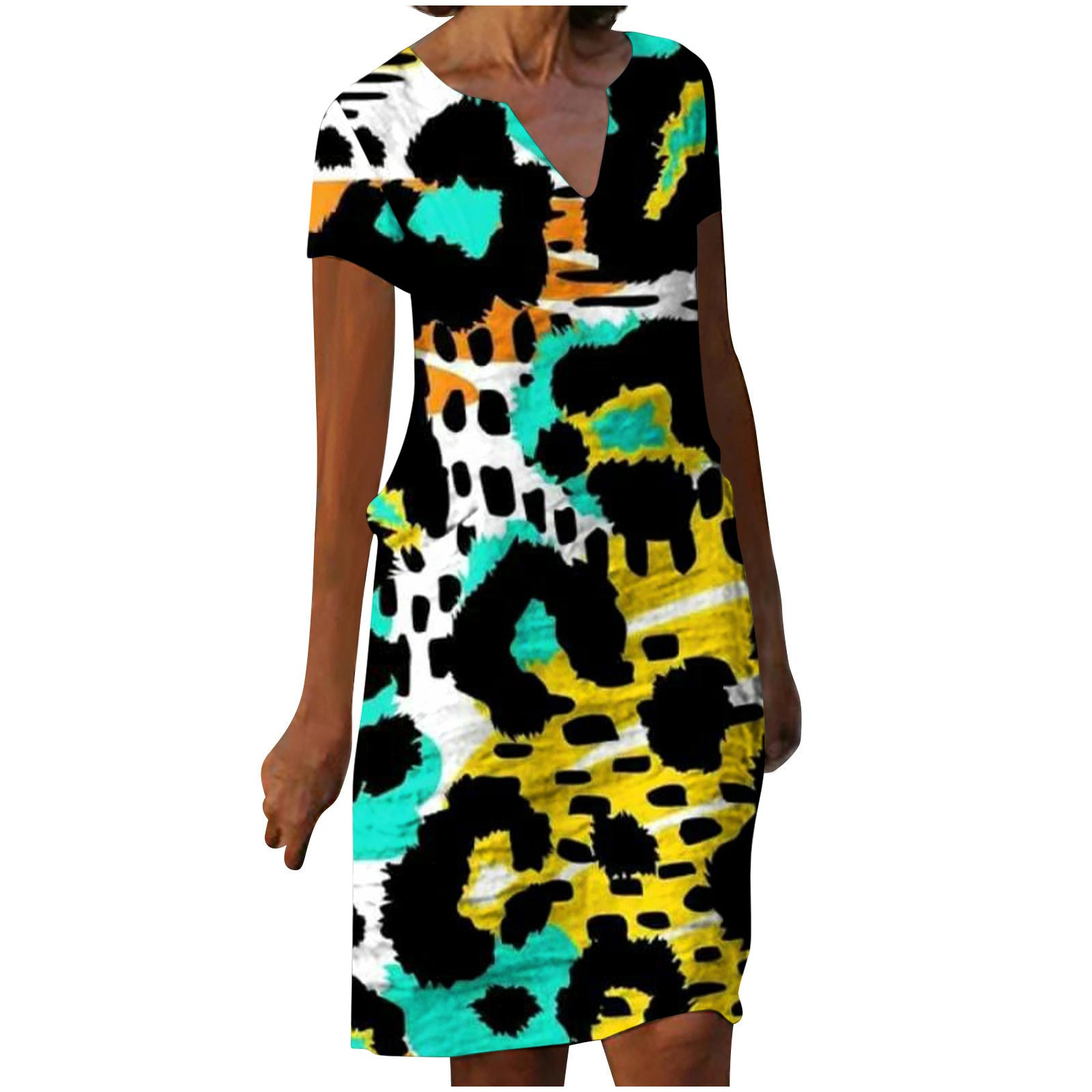 Ruimatai Womens Casual Tshirt Dresses Wear to Work Women's Summer