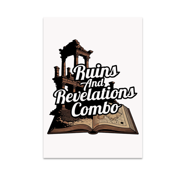 Ruins And Revelations Combo Wall Art - History Enthusiast - 13x19 Poster Print