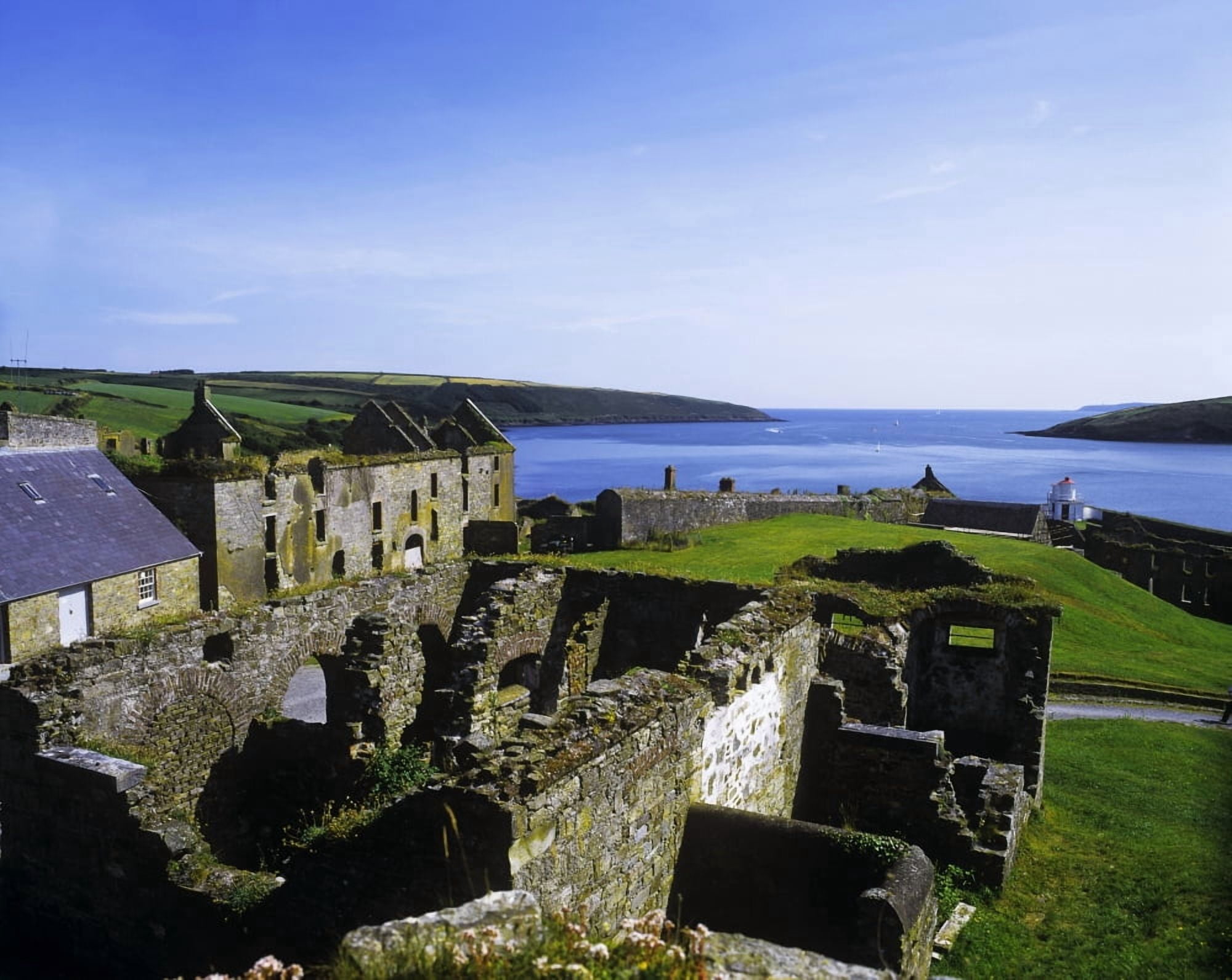 Ruins Of A Fort Charles Fort County Cork Kinsale Republic Of Ireland Canvas Art - The Irish Image Collection Design Pics (30 x 24)