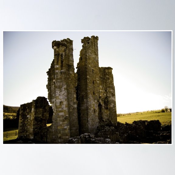 Ruins Of Edlignham Poster Wall Art, Modern Wall Decor, 24x36 UNFRAMED