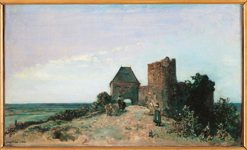 Ruins Of Rosemont Castle Canvas Art - (24 x 18)