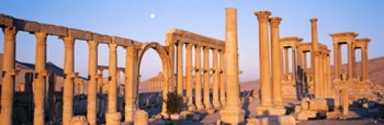Ruins Palmyra Syria Canvas Art - Panoramic Images (36 x 12)