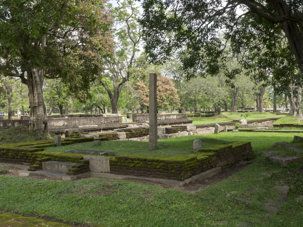 Ruins at Jetavanaramaya Monastery Anuradhapura North Central Province Sri Lanka Canvas Art - Panoramic Images (12 x 16)