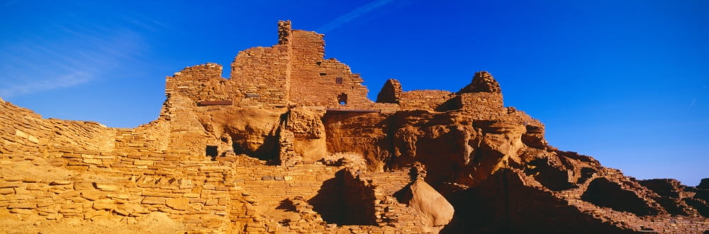 Ruins of 900 year old Hopi village Wupatki National Monument Arizona Canvas Art - Panoramic Images (27 x 9)