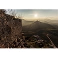 thumbnail image 1 of Ruins of A Stone Wall with A Sunburst & Mountains - Corinth Greece Poster Print by Reynold Mainse, 38 x 24 - Large, 1 of 1