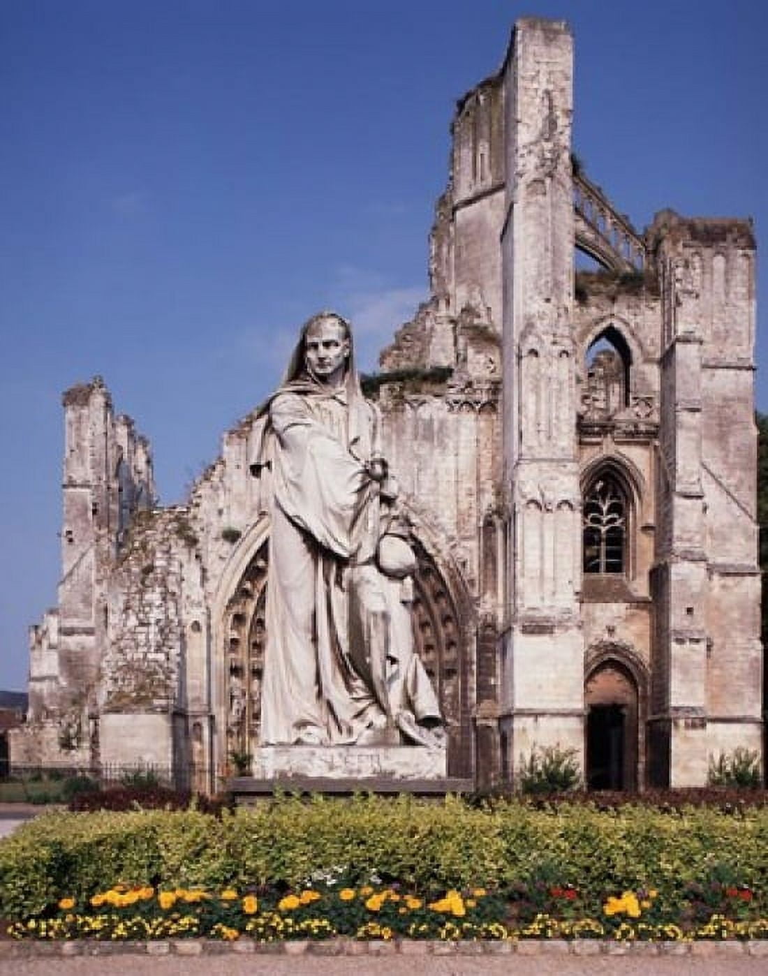 Ruins of St Bertin Abbey St Omer France Canvas Art - Paul Thompson DanitaDelimont (22 x 27)