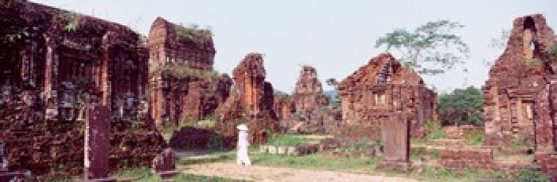Ruins of temples Champa My Son Vietnam Canvas Art - Panoramic Images (36 x 12)
