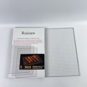 Ruioaw Cooking grids adapted for barbecue grills,Grill Topper, 1Pcs Disposable Grill Grates, 11.8 X 15.7 Inch Baking Rack Replacement, BBQ Accessories for Outdoor Smoker Grills