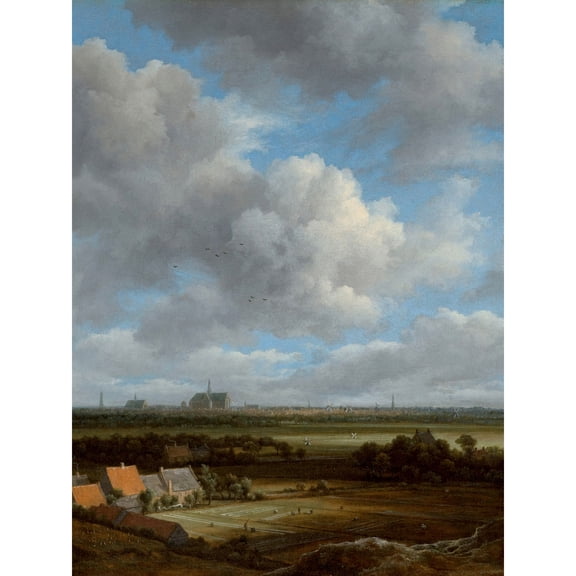 Ruisdael View Haarlem Northwest Bleaching Fields Extra Large XL Wall Art Poster Print