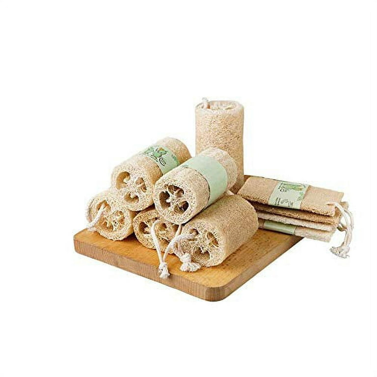 Organic Loofah Scrubbers (10 PCS) – Curated Kitchenware