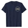 thumbnail image 1 of Ruiwill 4Th Of July Toddler Boys Shirts Independence Day Letter Print Short Sleeve Crew Neck Summer Patriotic Casual Boys Tees Size 12-13 Years Navy, 1 of 4