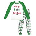 thumbnail image 1 of Ruiwill Christmas Pajamas For Boys Toddler Long Sleeve Top With Pants 2 Pieces Outfit Set Winter Holiday Kids Sleepwear, 1 of 5