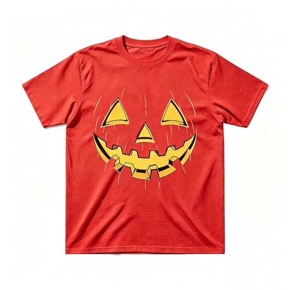 Ruiwill Halloween Boys Graphic Tee Funny Face Print Crew Neck Short Sleeve Top Casual Fall Pullover Boys Tshirts