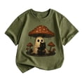 thumbnail image 1 of Ruiwill Halloween Shirt Toddler Boy Size 2-3 Years Boys Halloween Tshirt Short Sleeve Cute Ghost Print Cute Fall Kids Tops, 1 of 6