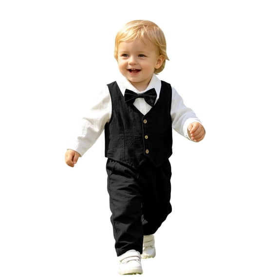 Ruiwill Newborn Boys Outfits Set Long Sleeve Tops And Pants Set Solid Color Boys Clothing Sets Fall Winter