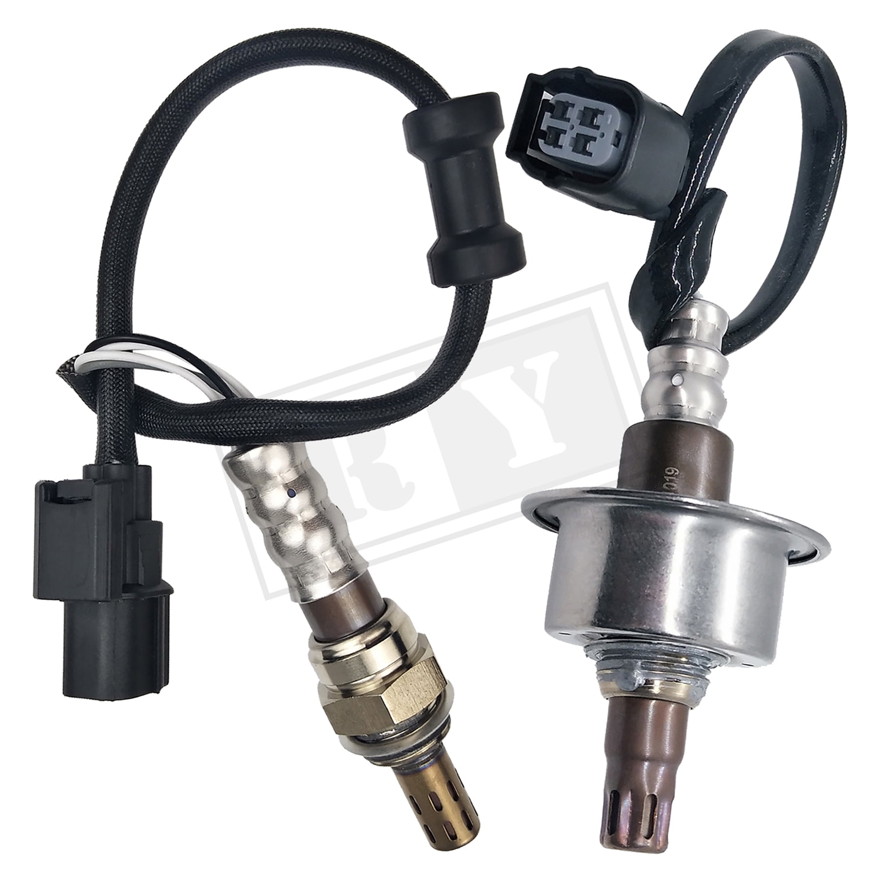 Ruiya 2PCS 234-9124, 234-4350 Upstream & Downstream For 2007-2011 Honda Civic 1.8L O2 Oxygen Sensor