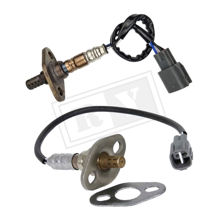 Ruiya 2Pcs Oxygen Sensor Upper & Under Fit 2000-2004 Toyota Tundra 3.4L Auto Trans