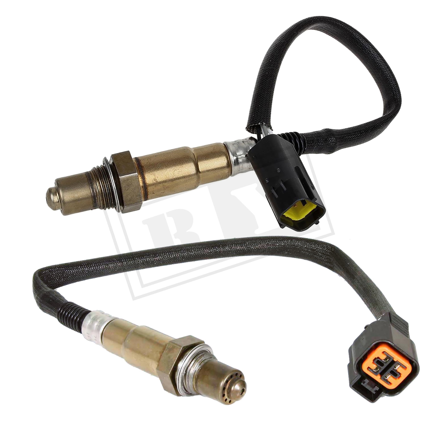 Ruiya 2Pcs Upstream + Downstream O2 Oxygen Sensor For 2001-2009 Hyundai Elantra Tiburon Tucson, 2005-2010 Kia Sportage 2.0L