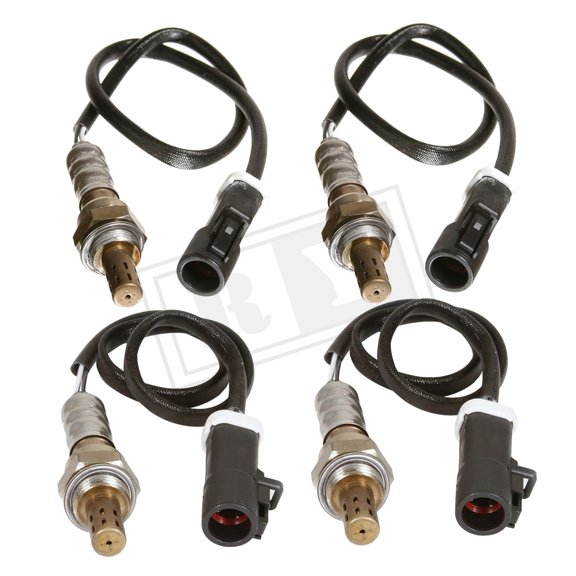 Ruiya 4PCS 234-4127, 234-4609 Upstream & Downstream For 1996-1998 Ford Taurus 3.0L O2 Oxygen Sensor