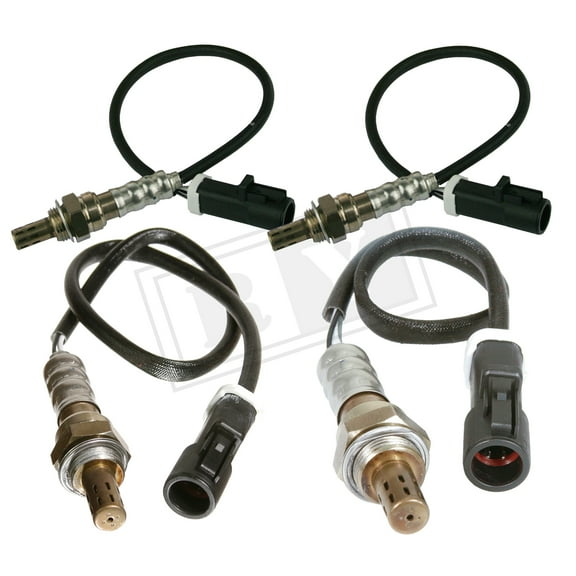 Ruiya 4PCS Upstream & Downstream For 2007 2008 2009 Ford Fusion, Mercury Milan 3.0L O2 Oxygen Sensor