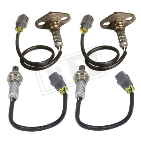 Ruiya 4Pcs Upstream + Downstream For 2000-2004 Toyota Sequoia, Tundra 4.7L 4WD O2 Oxygen Sensor