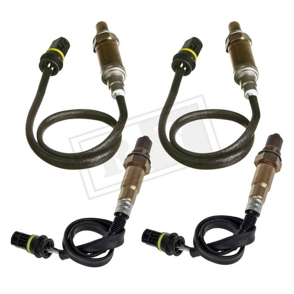 Ruiya 4Pcs Upstream + Downstream For 2003-2008 Mercedes-benz CLS55 AMG, E55 AMG, E320, E500, SL55 AMG O2 Oxygen Sensor