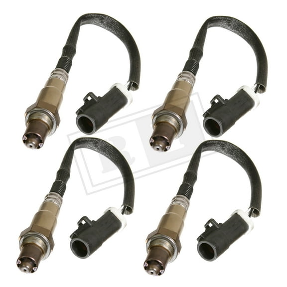 Ruiya 4Pcs Upstream & Downstream For 2004-2008 Ford F-150, 2006-2008 Lincoln Mark LT O2 Oxygen Sensor