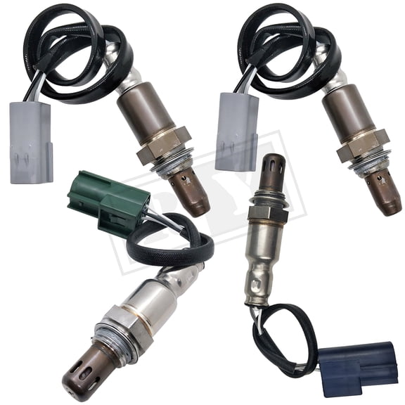 Ruiya 4Pcs Upstream & Downstream For 2007 Nissan Frontier, Pathfinder, Xterra 4.0L O2 Oxygen Sensor