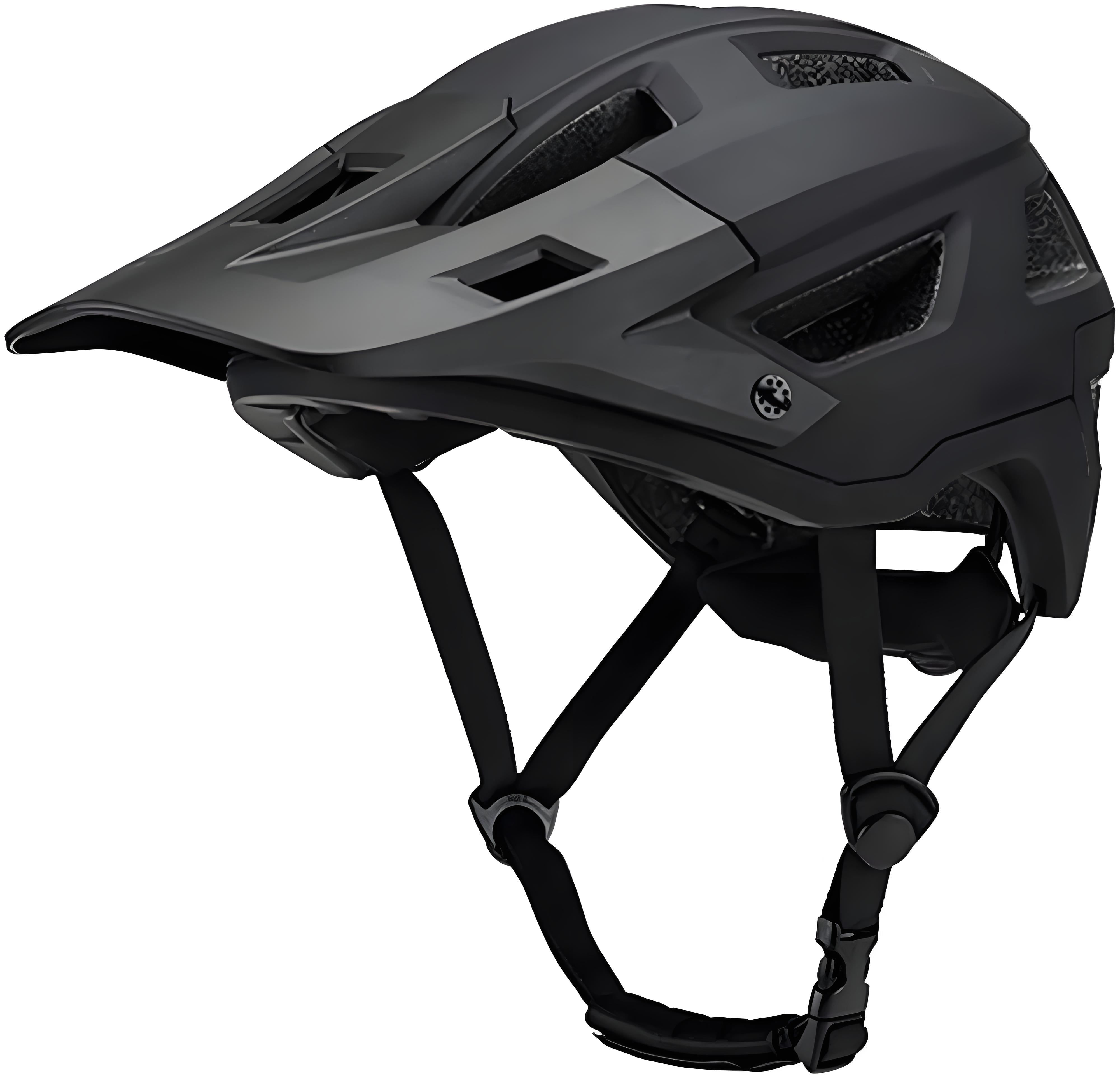 Ruiya Adult Bike Helmet Black Adjustable Dial Removable Visor Ventilation Cycling Helmet 55-61cm