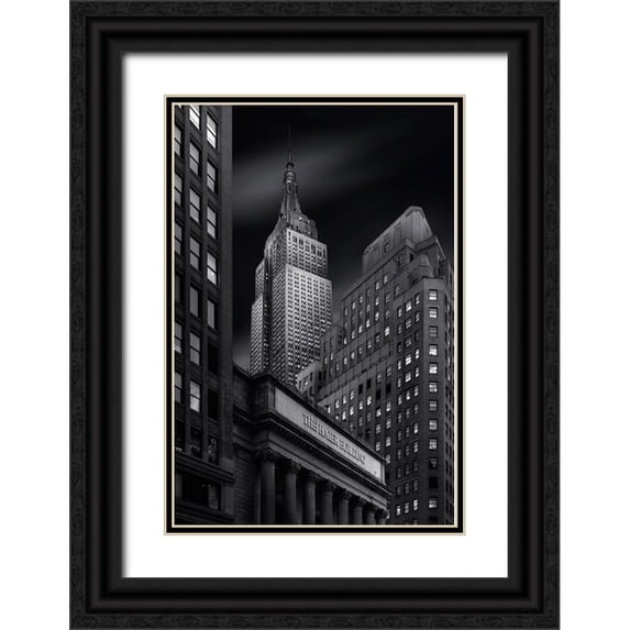 Ruiz Dueso, Jorge 11x14 Black Ornate Wood Framed with Double Matting Museum Art Print Titled - Haier Building