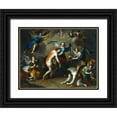 thumbnail image 1 of Ruiz, Juan Patricio Morlete 14x12 Black Ornate Wood Framed with Double Matting Museum Art Print Titled - Christ Consoled by the Angels, 1 of 4