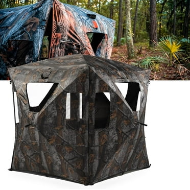 Rukket Hunting Blind, Ground Blind Stands for Deer, Turkey, Duck Hunting, Choose Pop-Up, Hub, and 360 View Hub-Style