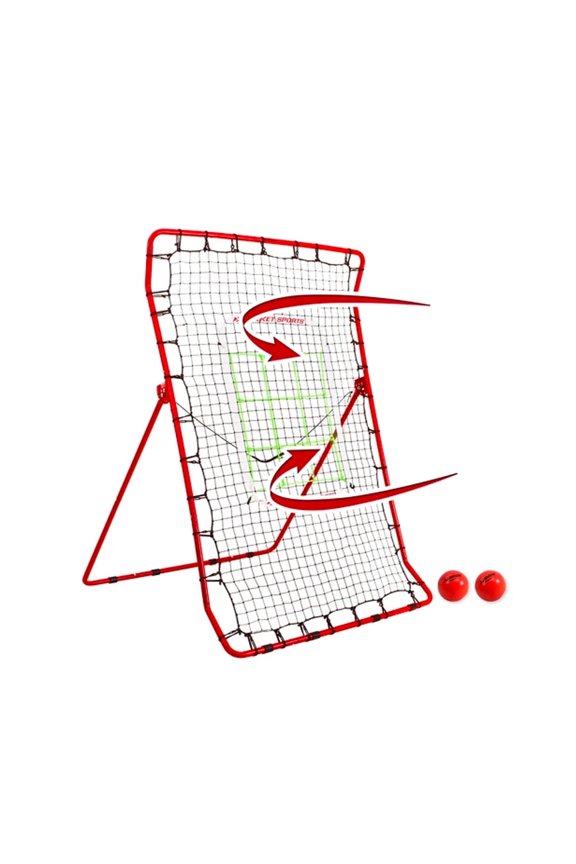 Pitch Back Baseball/Softball Rebounder Pro w/ Weighted Balls