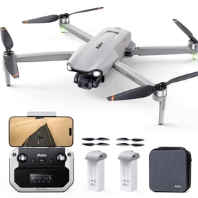 Ruko F11PRO 2 Drone with Camera for Adults, Professional 6K Drone, 3-Axis Gimbal, 2 Batteries for 70-Min Flight Time, Long-Range Transmission, Auto Return & Beginner Mode