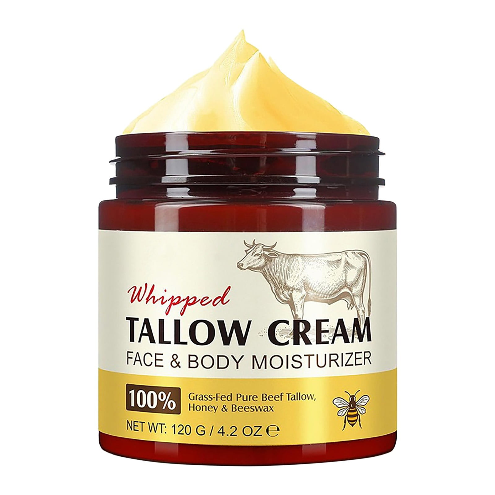 Rukui Tallow Face Balm Organic GrassFed Whipped Tallow and Honey Balm Organic Honey Beef Balm