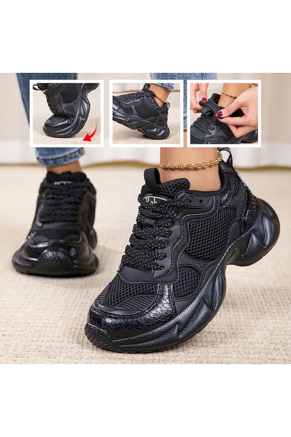 Rula Breathable Lightweight Running Shoes BLACK 37#