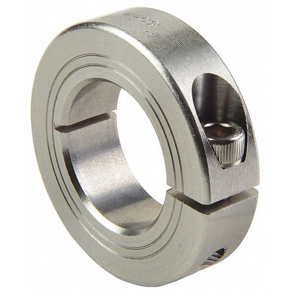 Ruland Manufacturing Shaft Collar,Clamp,1Pc,3/8 In,316 SS  CL-6-ST
