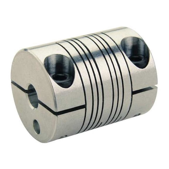 Ruland Coupling,4 Beam Clamp,Bore 3/8 x 5/16 In PCR16-6-5-A