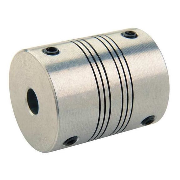 Ruland Coupling,4 Beam Set Screw,Bore 6 x 6 mm PSMR19-6-6-A