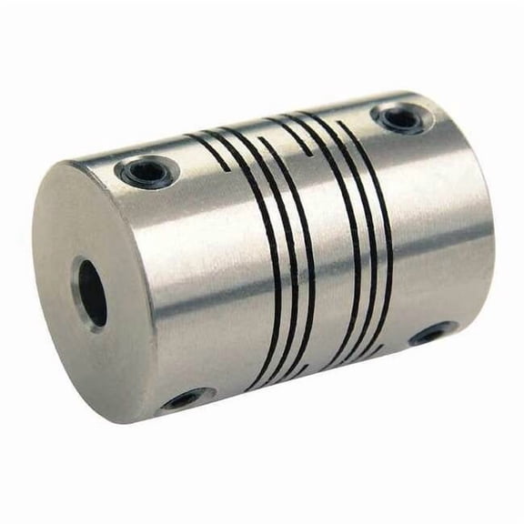 Ruland Coupling,6 Beam Set Screw,3/8in.x 3/8in. FSR20-6-6-A